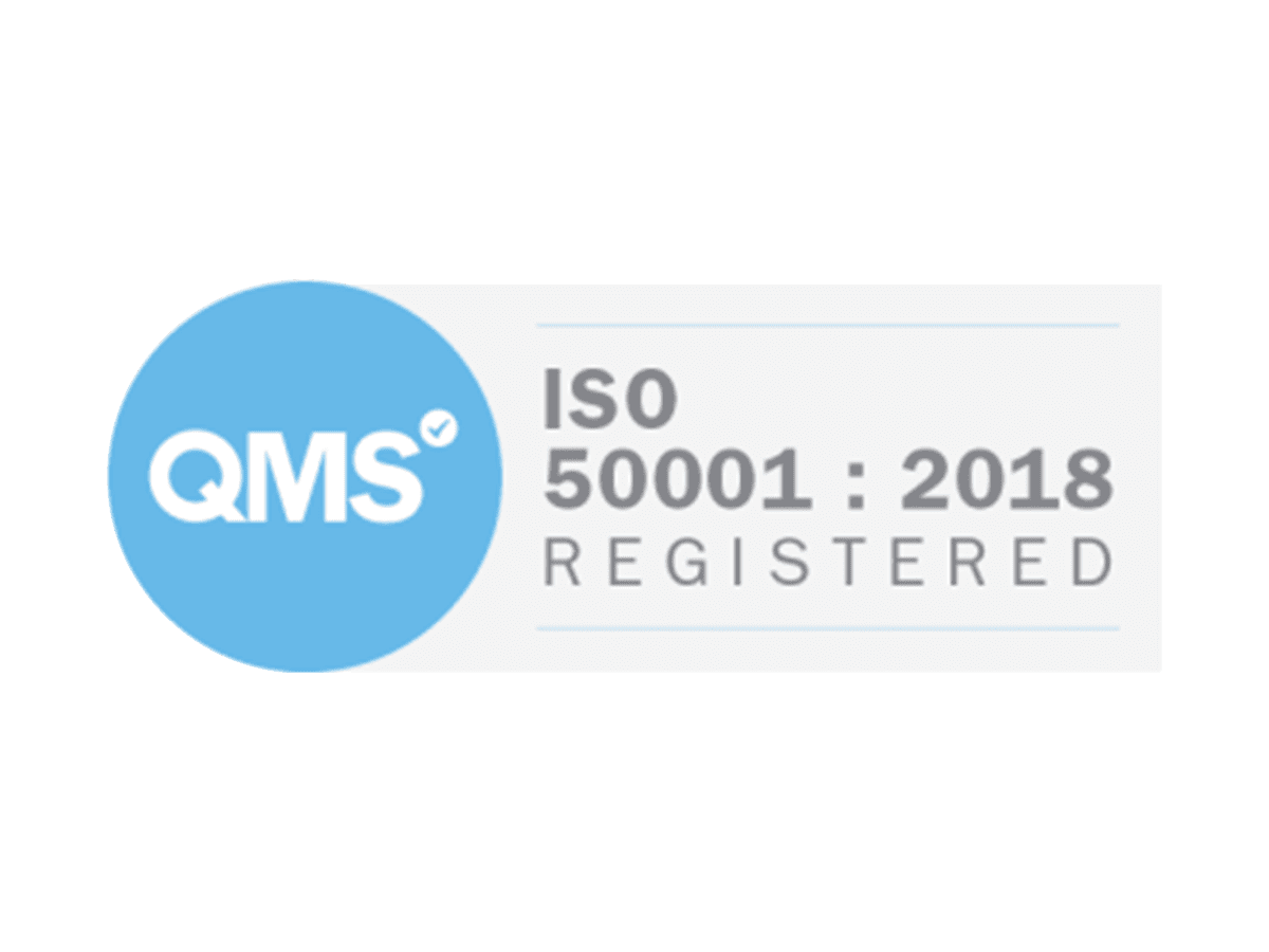 ISO 50001:2018 Registered